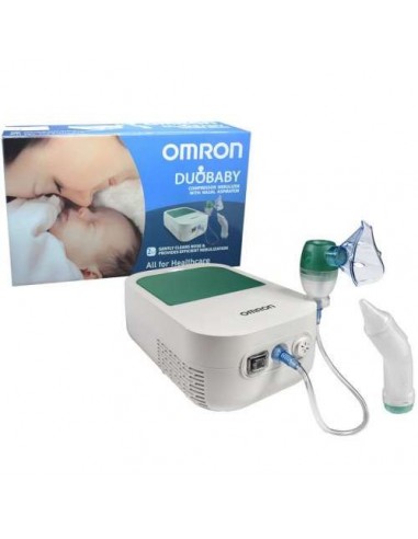 2 в 1: Компрессорный ингалятор с назальным аспиратором OMRON DuoBaby (NE-C301-E)