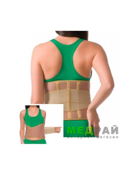 Корсет ортопедический согревающий  с 3 ребрами жесткости Medtextile 3041
